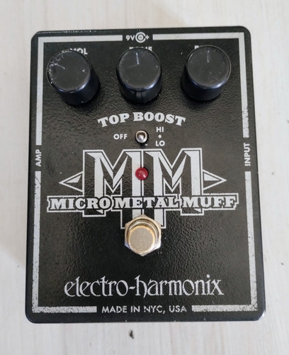 Pedal De Guitarra Micro Metal Muff De Electro-harmonix