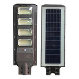 Luminaria Lámpara  Led Solar 200w Con Control Remoto Y Brazo