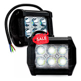 Par Faro 6 Hiper Led 4x2 Auxiliar Dually Estrobo 