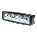 Barra Led 6 Pulgadas Luz Fija Blanca 6 Led 12volts 18 Wats