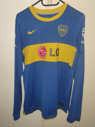 Camiseta Boca Juniors Nike 2010 LG Utileria Manga Larga Noir