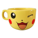 Taza Pikachu, Pokemon, Cerámica. Vorealis Arte Decorativo