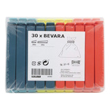 Broches Para Bolsa Ikea Bevara X 30 Colores Variados/medidas