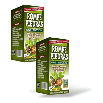 2 Pack Rompe Piedras Suplemento 100 Tabs Ayuda Urinaria | Meses sin interés