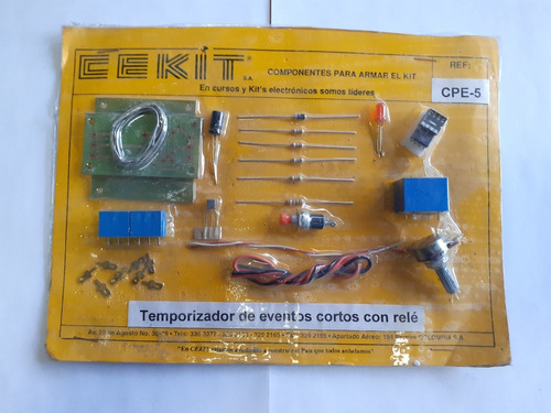 Kit Temporizador De Eventos Con Rele Cekit + Libro Tse E2 L3