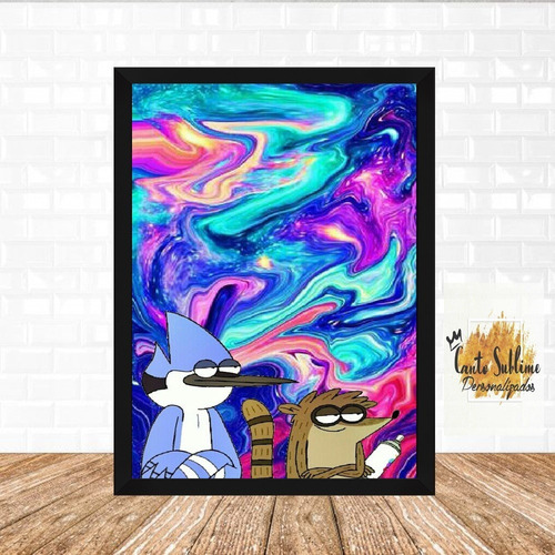 Quadro Decorativo Poster Apenas Um Show Serie Desenho 004