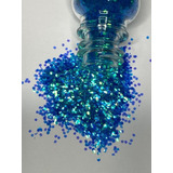 Glitter Flocado Azul Holográfico 10g
