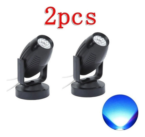 . 2× Luz De Palco Mini Ponto Ac85-265v