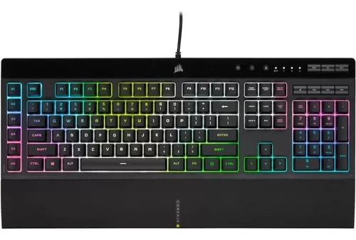 Teclado Gamer Corsair K55 Rgb Pro Español Led Rgb