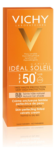 Protector Solar  Vichy  Idéal Soleil Bb Crema Color 50fps  En Pomo 50ml