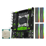 Kit Placa Mãe X99 + Intel Xeon E5-2690 V3 + 32gb Cor Preto
