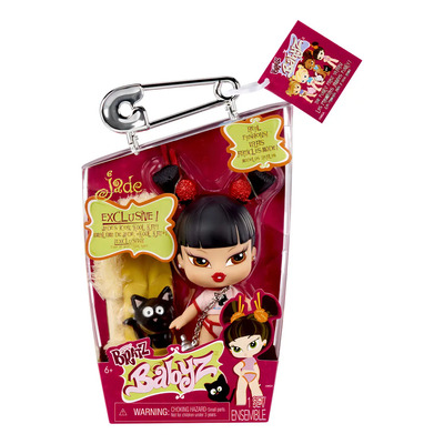 Muñeca Bratz Babyz Jade - Réplica con Ropa, Mascota de Terciopelo, Collar\u002FLlavero y Manta Suave | Envío gratis