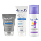 Kit Facial Dermaglós Hombres Rutina Express De Día