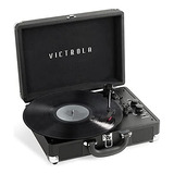 Victrola Journey+ Bluetooth Suitcase Player, Negro (vsc-400s