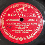 Pasta Jascha Heifetz Violin E Bay Piano Rca Victor Tc73