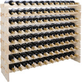 Estante De Almacenamiento Botelleros Modular Para Vino 96bot