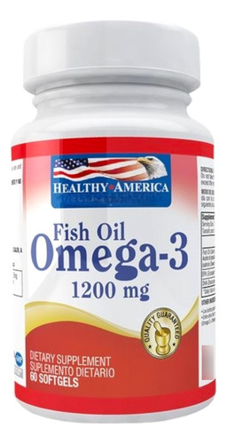 Omega-3 1200mg 60 Softgels Healthy America