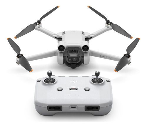 Mini Drone Dji Mini 3 Pro Fly More Combo Com Câmera 4k Cinza 5.8ghz 3 Baterias Controle Rc-n1 Sem Tela