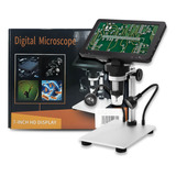 Microscópio Full Hd 1080p 7  Polegadas Display Lcd 1000x