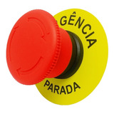 Botão De Emergência 1nf Com Placa De Identificação