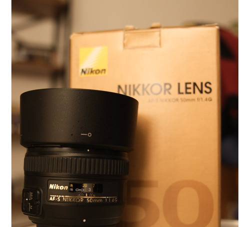 Lente Nikon 50 Mm 1.4 G ¡¡¡impecable!!!