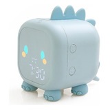 Y) Reloj Despertador Digital Dinosaurio For Niños, Control