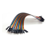 Protoboard Arduino Pack 40 Cables 22cm Macho A Macho (pt X50