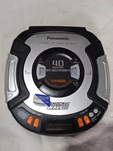Discman Panasonic Sl-sw515 Anti Shock Vmss Shckwave Japones
