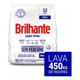 Lava Roupas Sabão Em Pó Brilhante Sem Perfume Ação Total 4kg