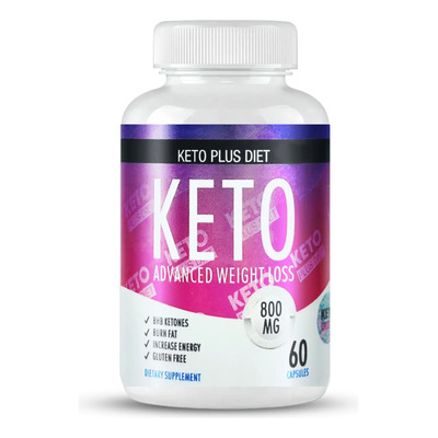 Keto Plus Versión Usa Con 100%bhb Puro 1 Frasco | 60 Caps | Envío gratis