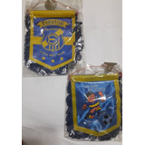 02 Mini Banderines Everton Viña Del Mar 3 Estrellas,antiguos