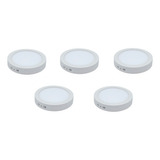 Panel Led 12w Sobreponer Luz Blanca Pack X 5 Unid.