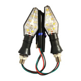 2 Pzs Direccionales Led Universal Azul Amarillo