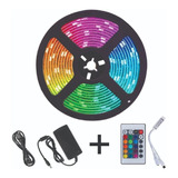 Cinta Led Rgb Luz 5mts + Control + Adaptador