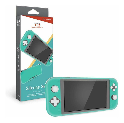 Carcasa De Goma Nintendo Switch Lite Turquesa Hyperkin