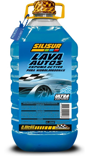 Lava Autos Espuma Activa Profesional Silisur Carwash 5lt