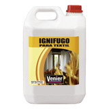 Ignífugo Anti Fuego  Textil Venier X 5lts Pdm