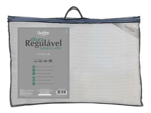 Travesseiro Regulável Natural Látex Premium Rl1125 Duoflex