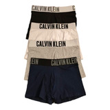 Calvin Klein Pack X 4 Boxer Briefs - Steel Cotton