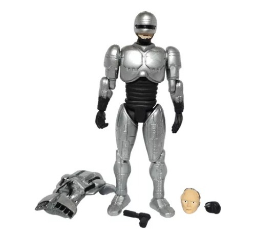 Robocop Figura Bootleg Mexicano Gris Plata