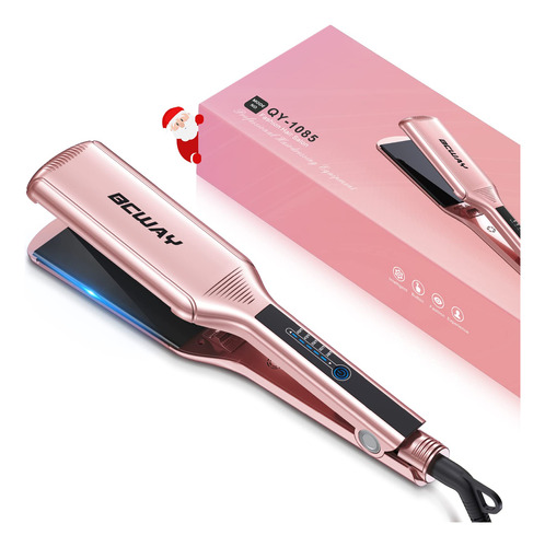 Bcway Plancha De Cabello Profesional, Plancha Plana De Titan