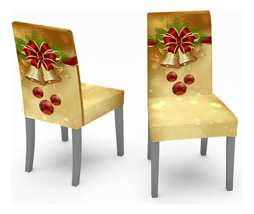 6 Fundas For Sillas Navideñas Exquisitamente Decoradas .