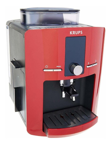 Cafetera Espresso Automática Krups Quattro Force 1450 W Roja