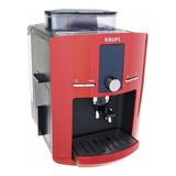 Cafetera Espresso Automática Krups Quattro Force 1450 W Roja