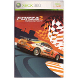 Forza Motorsport 2 Xbox 360 Solo Manual Booklet Instructivo