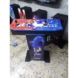 Tablero Arcade Pedestal 2 Jugadores Con Monedero