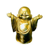 Buda Dourado Sorriso Hindu Tailandês Tibetano Estátua Resina