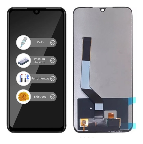 Frontal Tela Display Touch P/ Redmi Note 7 / 7 Pro + Brindes