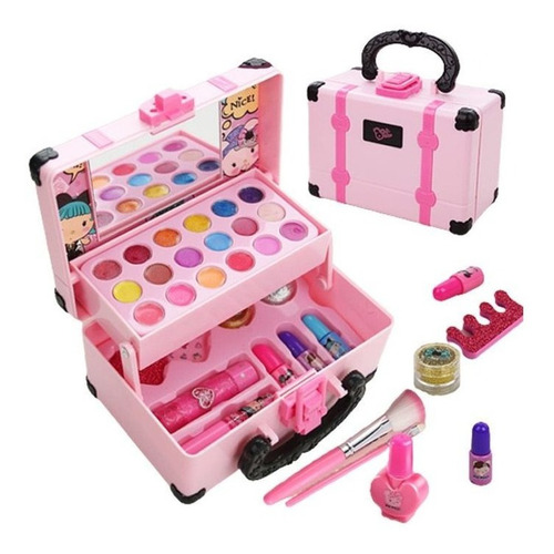 Maleta Completa De Maquillaje Infantil Para Niñas Del Día De