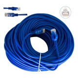 Cable De Red Lan Wifi Rj45 Cat5e De Internet Prensado De 30 Metros